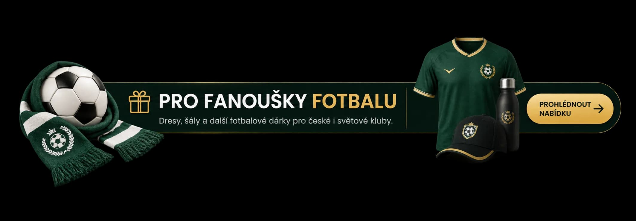 FotbalovyDarek.cz — dárky a suvenýry pro fotbalové fanoušky